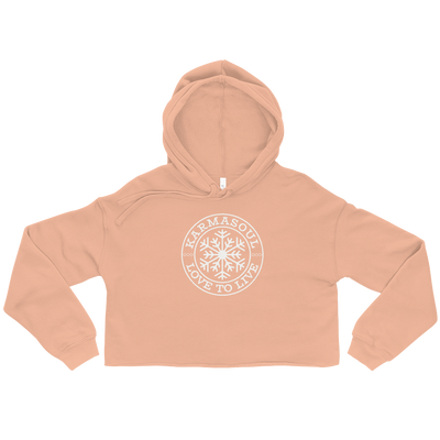 Snowflake Women's Cropped Hoodie